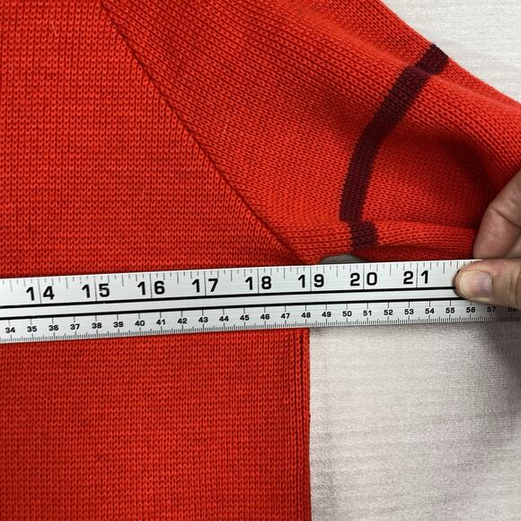 Jonathan Richards Vintage Nordic Ski Sweater Mens S Red 100% Virgin WOOL - Picture 10 of 10